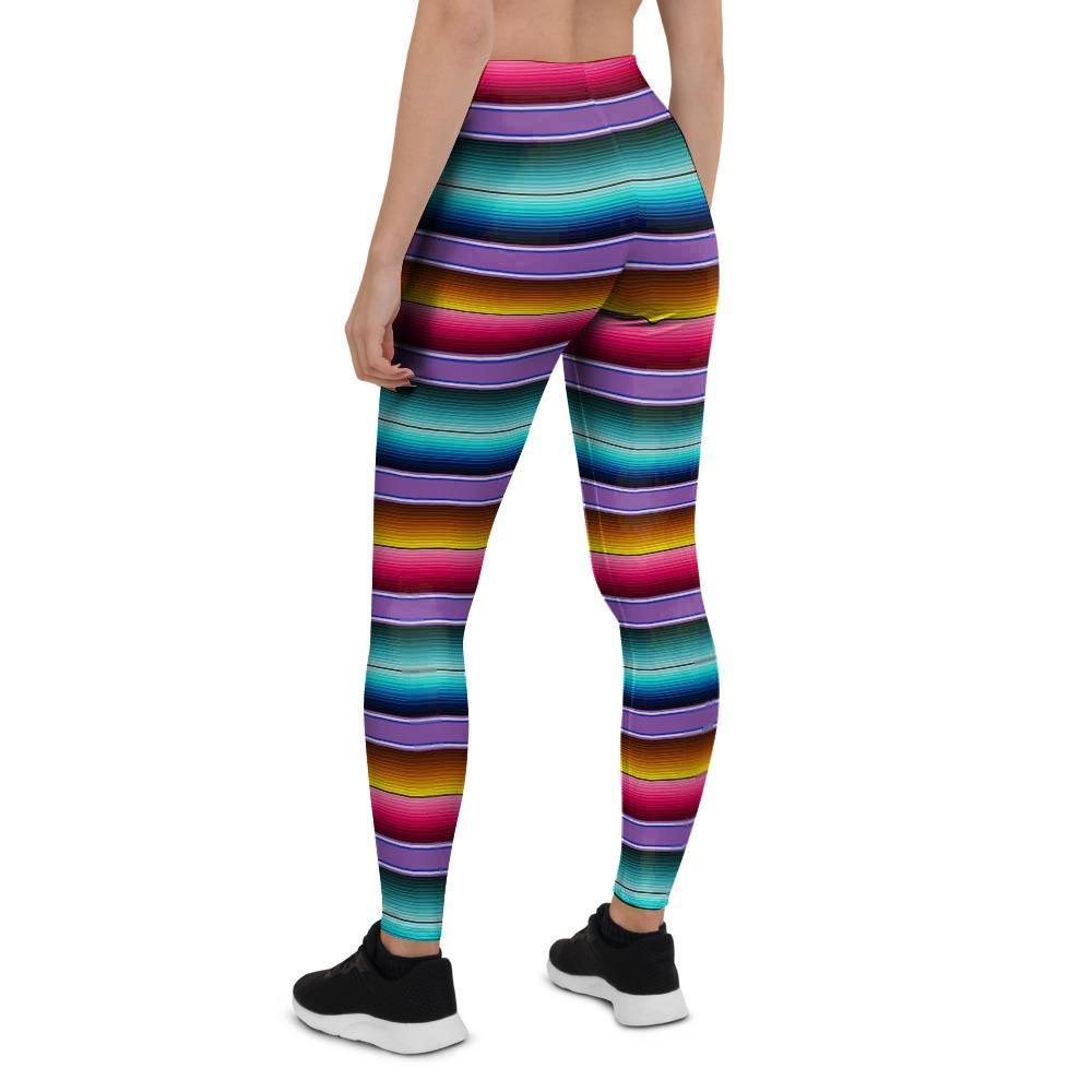 Mexican Baja Serape Women's Leggings-grizzshop