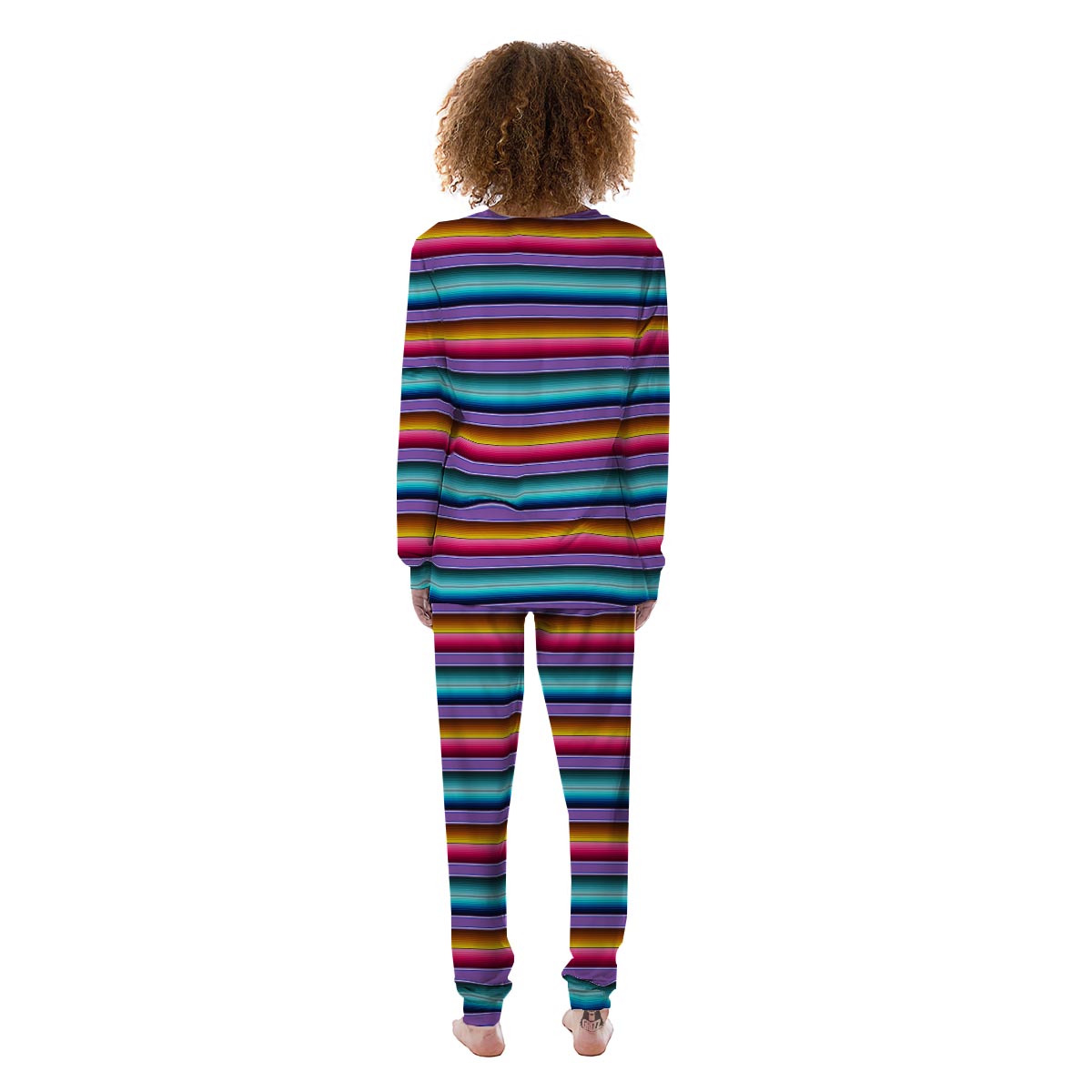 Mexican Baja Serape Women's Pajamas-grizzshop