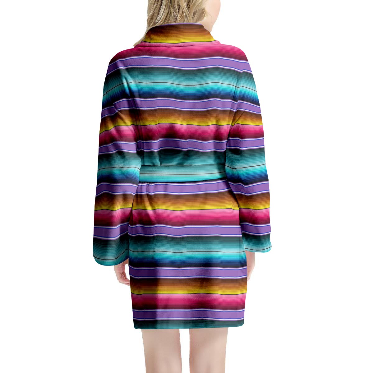 Mexican Baja Serape Women's Robe-grizzshop