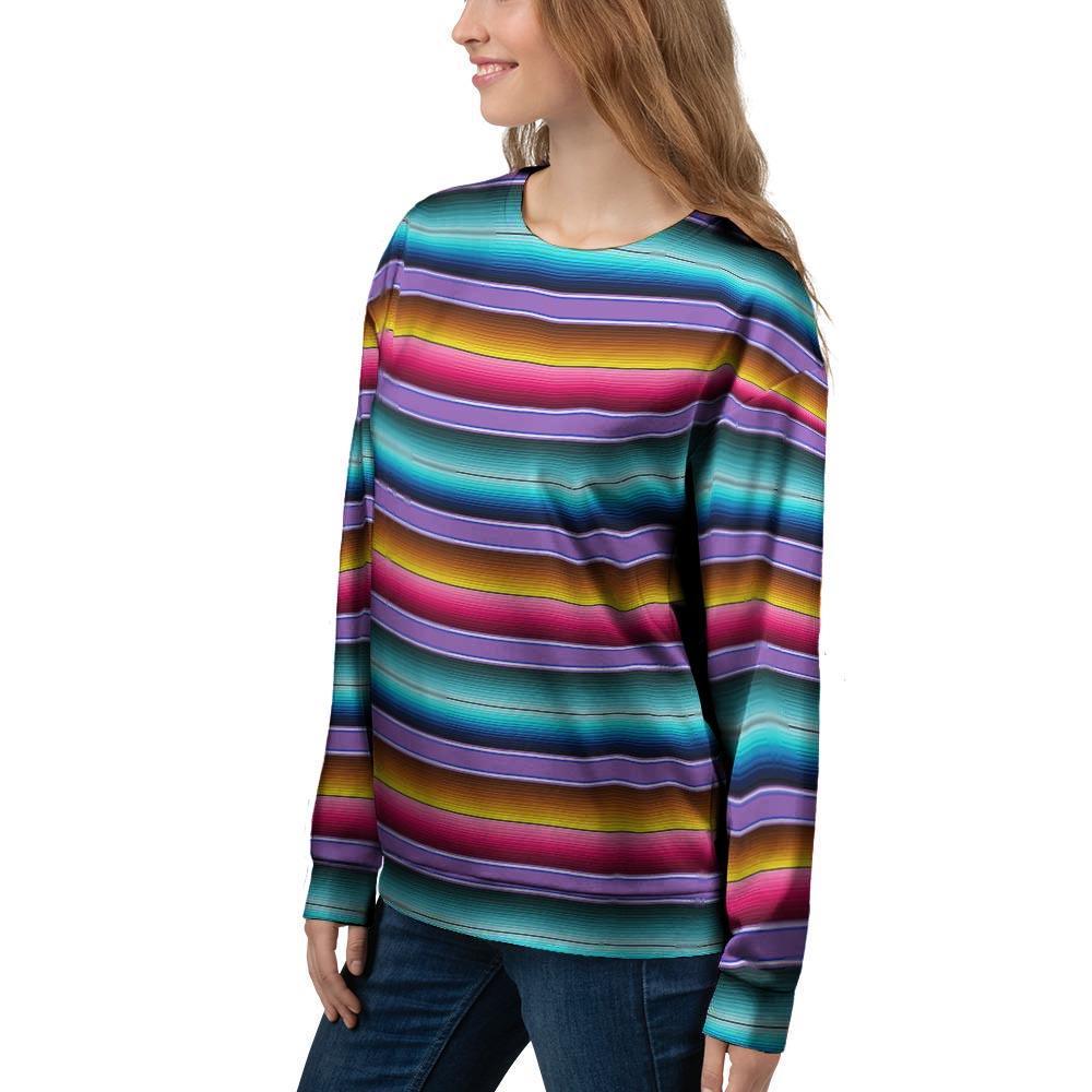 Mexican Baja Serape Women's Sweatshirt-grizzshop