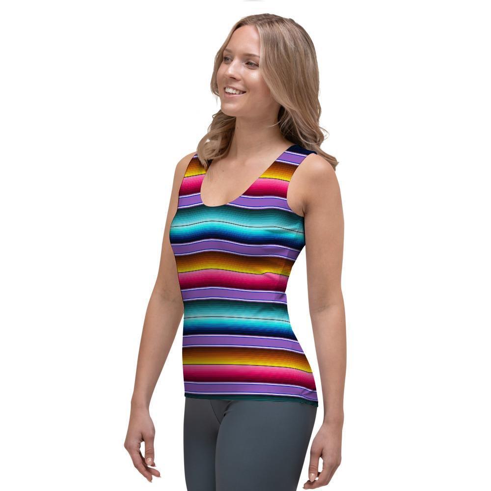 Mexican Baja Serape Women's Tank Top-grizzshop