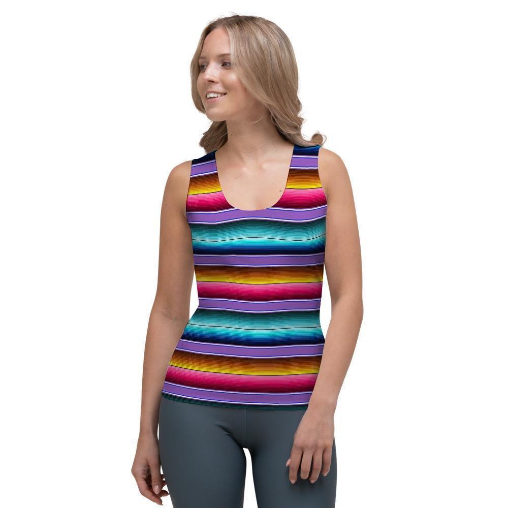 Mexican Baja Serape Women's Tank Top-grizzshop