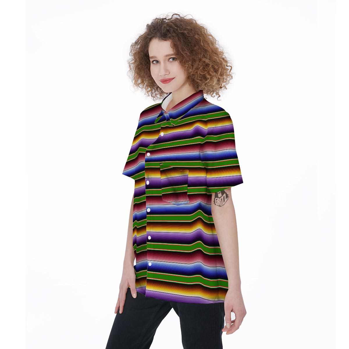Mexican Baja Women's Short Sleeve Shirts-grizzshop