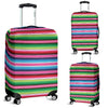 Mexican Blanket Baja Serape Pattern Print Luggage Cover Protector-grizzshop