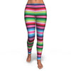 Mexican Blanket Baja Serape Pattern Print Pattern Women Leggings-grizzshop