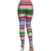 Mexican Blanket Baja Serape Pattern Print Pattern Women Leggings-grizzshop