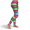 Mexican Blanket Baja Serape Pattern Print Pattern Women Leggings-grizzshop