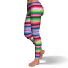 Mexican Blanket Baja Serape Pattern Print Pattern Women Leggings-grizzshop