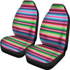 Mexican Blanket Baja Serape Pattern Print Universal Fit Car Seat Cover-grizzshop