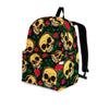 Mexican Rose Skull Backpack-grizzshop