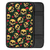 Mexican Rose Skull Car Console Cover-grizzshop