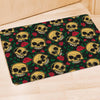 Mexican Rose Skull Door Mat-grizzshop