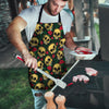 Mexican Rose Skull Men's Apron-grizzshop