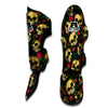 Mexican Rose Skull Muay Thai Shin Guard-grizzshop