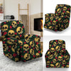 Mexican Rose Skull Recliner Cover-grizzshop