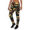 Mexican Rose Skull Women's Joggers-grizzshop