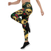 Mexican Rose Skull Women's Leggings-grizzshop