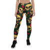 Mexican Rose Skull Women's Leggings-grizzshop