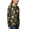 Mexican Rose Skull Women's Sweatshirt-grizzshop