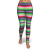 Mexican Serape Blanket Baja Pattern Print Pattern Women Leggings-grizzshop