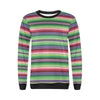 Mexican Serape Blanket Baja Pattern Print Women Crewneck Sweatshirt-grizzshop