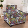 Mexican Skull Armchair Cover-grizzshop