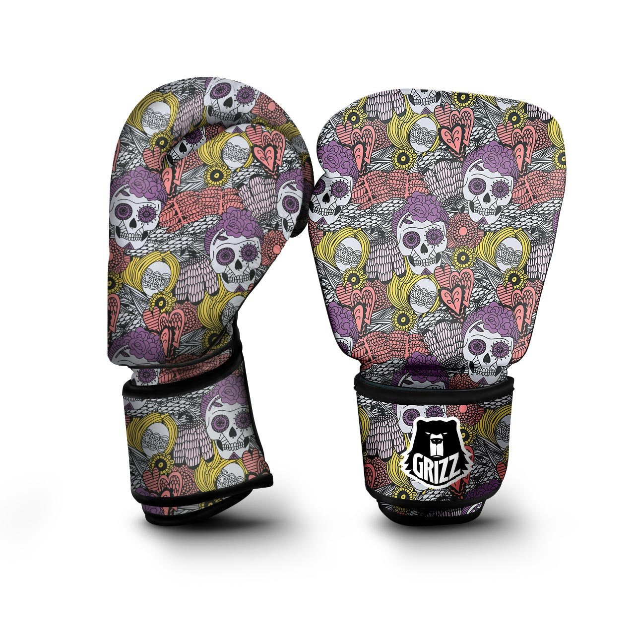 Mexican Skull Boxing Gloves-grizzshop