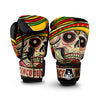 Mexican Skull Cinco de Mayo Print Boxing Gloves-grizzshop