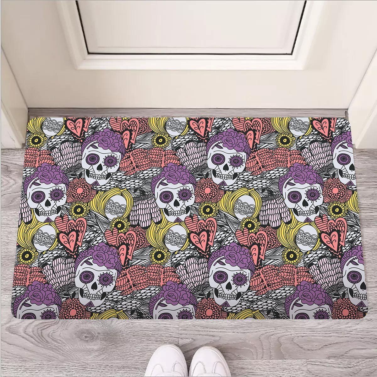 Mexican Skull Door Mat-grizzshop