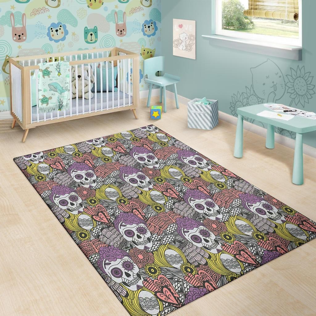 Mexican Skull Floor Mat-grizzshop