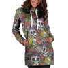 Mexican Skull Hoodie Dress-grizzshop