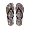 Mexican Skull Men's Flip Flops-grizzshop