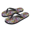 Mexican Skull Men's Flip Flops-grizzshop