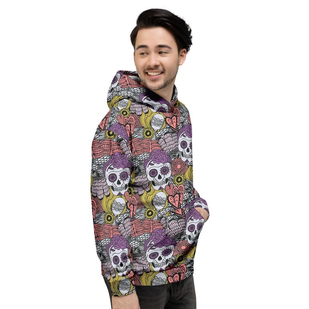 Mexican Skull Men's Hoodie-grizzshop