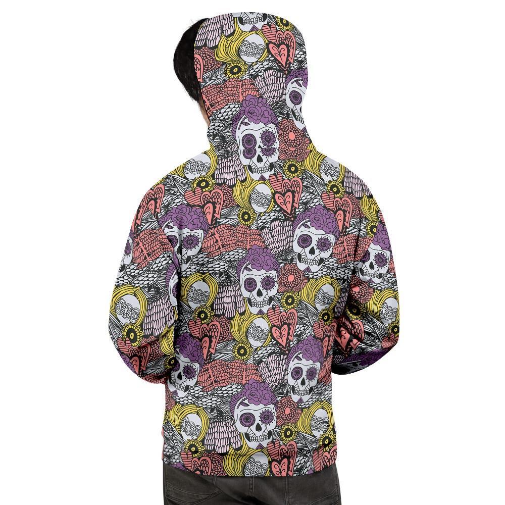 Mexican Skull Men's Hoodie-grizzshop