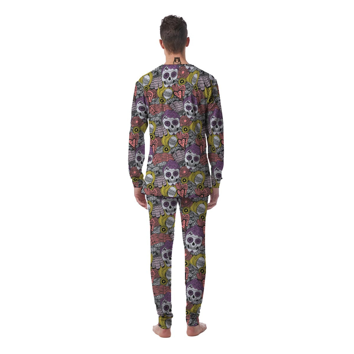 Mexican Skull Men's Pajamas-grizzshop