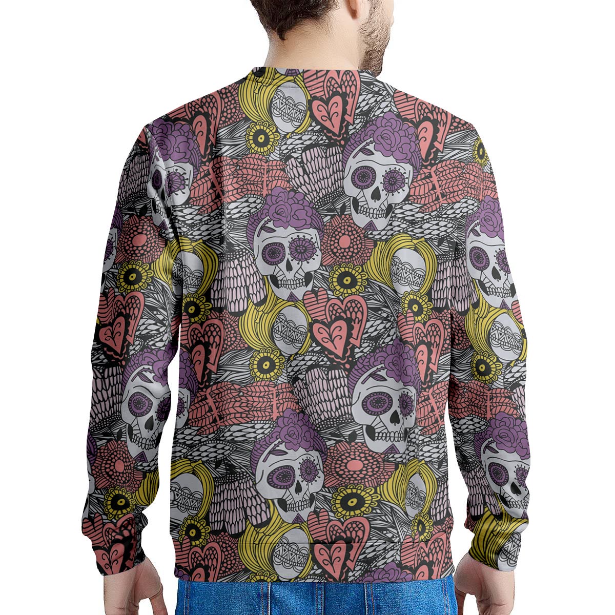 Mexican Skull Men's Sweatshirt-grizzshop