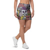 Mexican Skull Mini Skirt-grizzshop