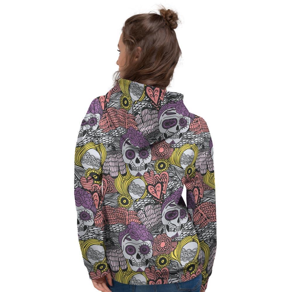 Mexican Skull Women's Hoodie-grizzshop