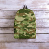 Military Green Camo Print Backpack-grizzshop