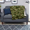 Military Green Camo Print Blanket-grizzshop