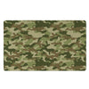 Military Green Camo Print Door Mat-grizzshop