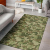 Military Green Camo Print Floor Mat-grizzshop