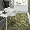 Military Green Camo Print Floor Mat-grizzshop