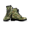 Military Green Camo Print Men's Boots-grizzshop