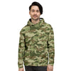 Military Green Camo Print Men's Hoodie-grizzshop