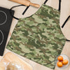 Military Green Camo Print Women's Apron-grizzshop