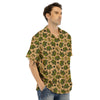 Military USA Print Pattern Men's Hawaiian Shirt-grizzshop