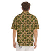 Military USA Print Pattern Men's Short Sleeve Shirts-grizzshop