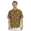 Military USA Print Pattern Men's Short Sleeve Shirts-grizzshop